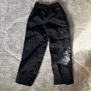 Ripzone kids rain pants - black size s